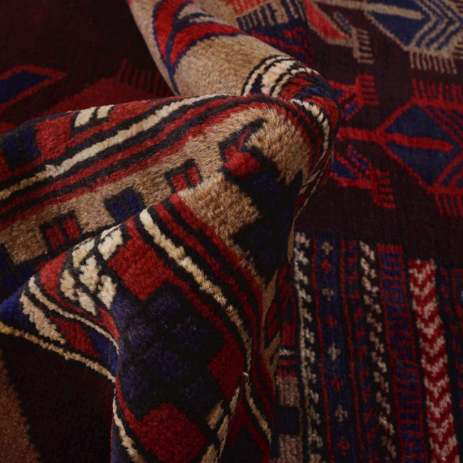 Handmade Picture Area Rug 2' 11" x 4' 6" ft / 90 x 138 cm - No. W36334