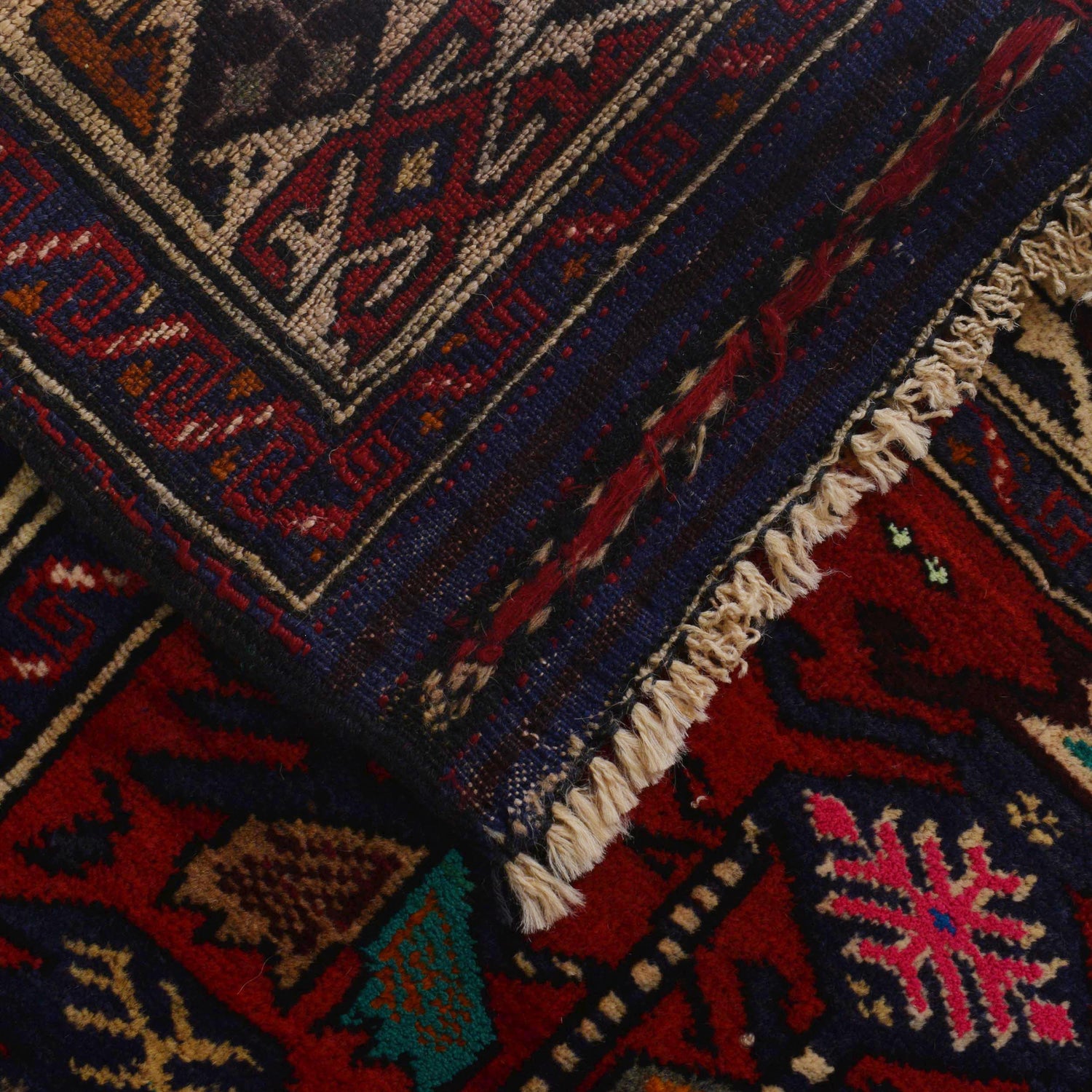 Handmade Baloch Rug 2' 11" x 4' 3" ft / 90 x 130 cm - No. W36339