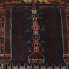 Multi Color Prayer Rug 2' 9" x 4' 3" ft / 85 x 130 cm - No. W36340