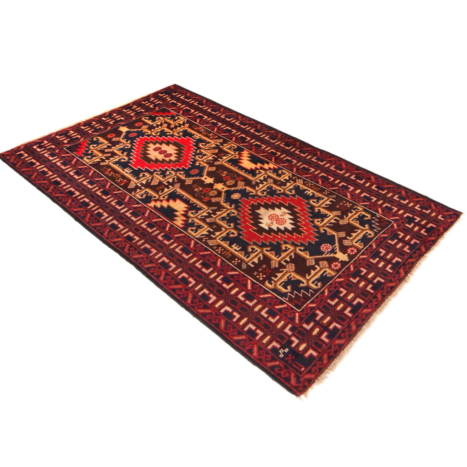 Baluch Small Size Rug 2' 10" x 4' 10" ft / 86 x 147 cm - No. W36343