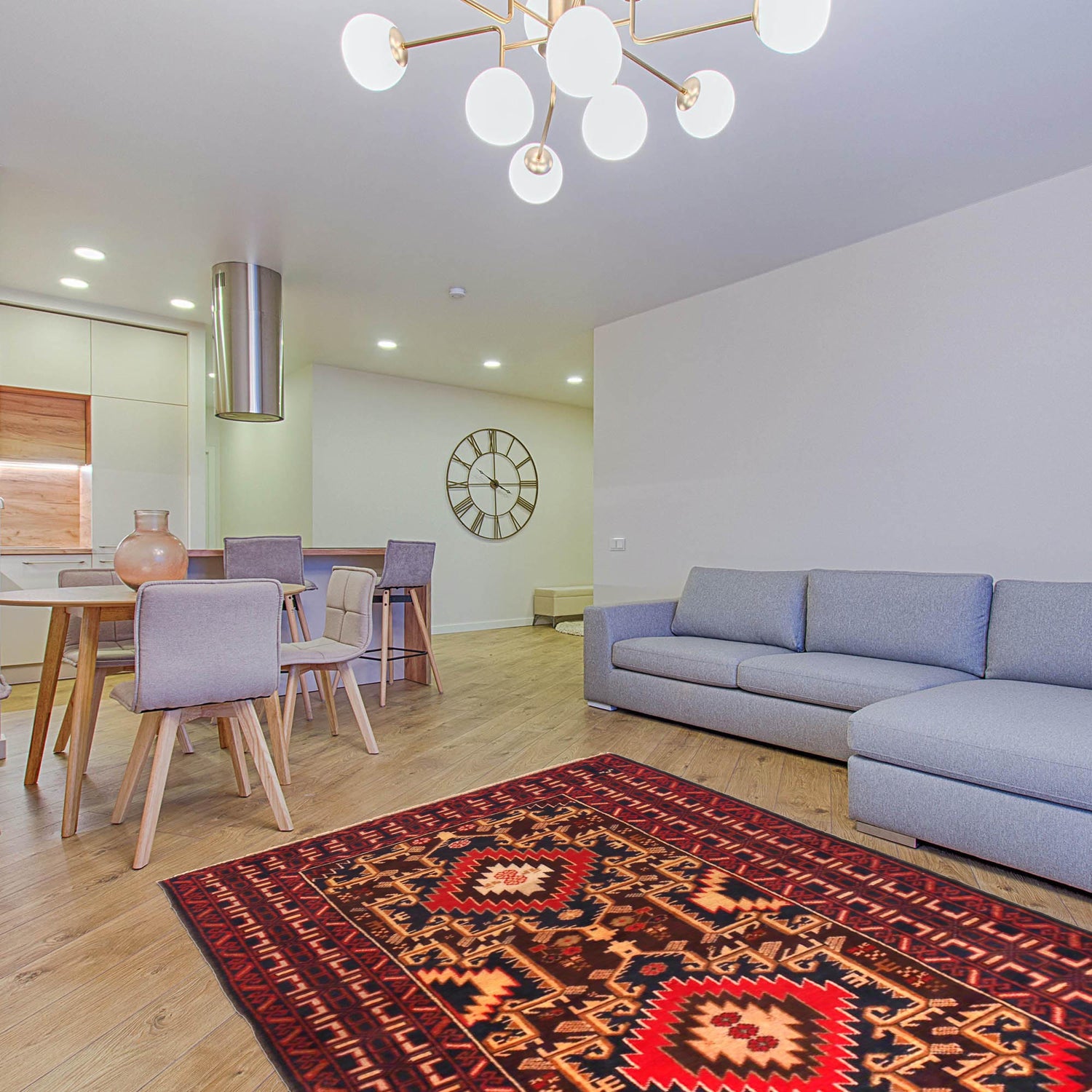 Baluch Small Size Rug 2' 10" x 4' 10" ft / 86 x 147 cm - No. W36343