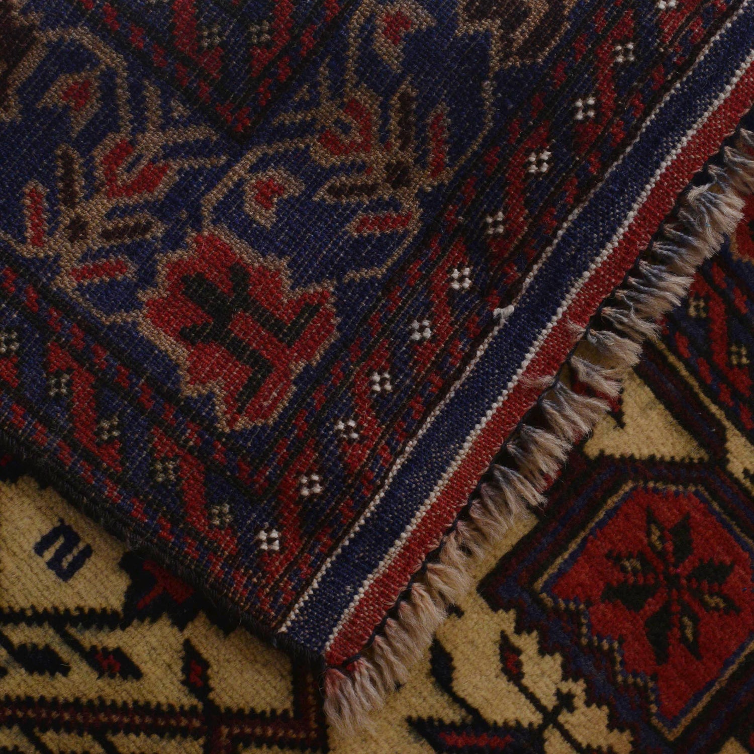 Traditional Baloch Rug 3' 2" x 4' 7" ft / 97 x 140 cm - No. W36344