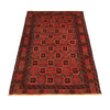 Tribal Baloch Rug 2' 11" x 4' 10" ft / 90 x 147 cm - No. W36534