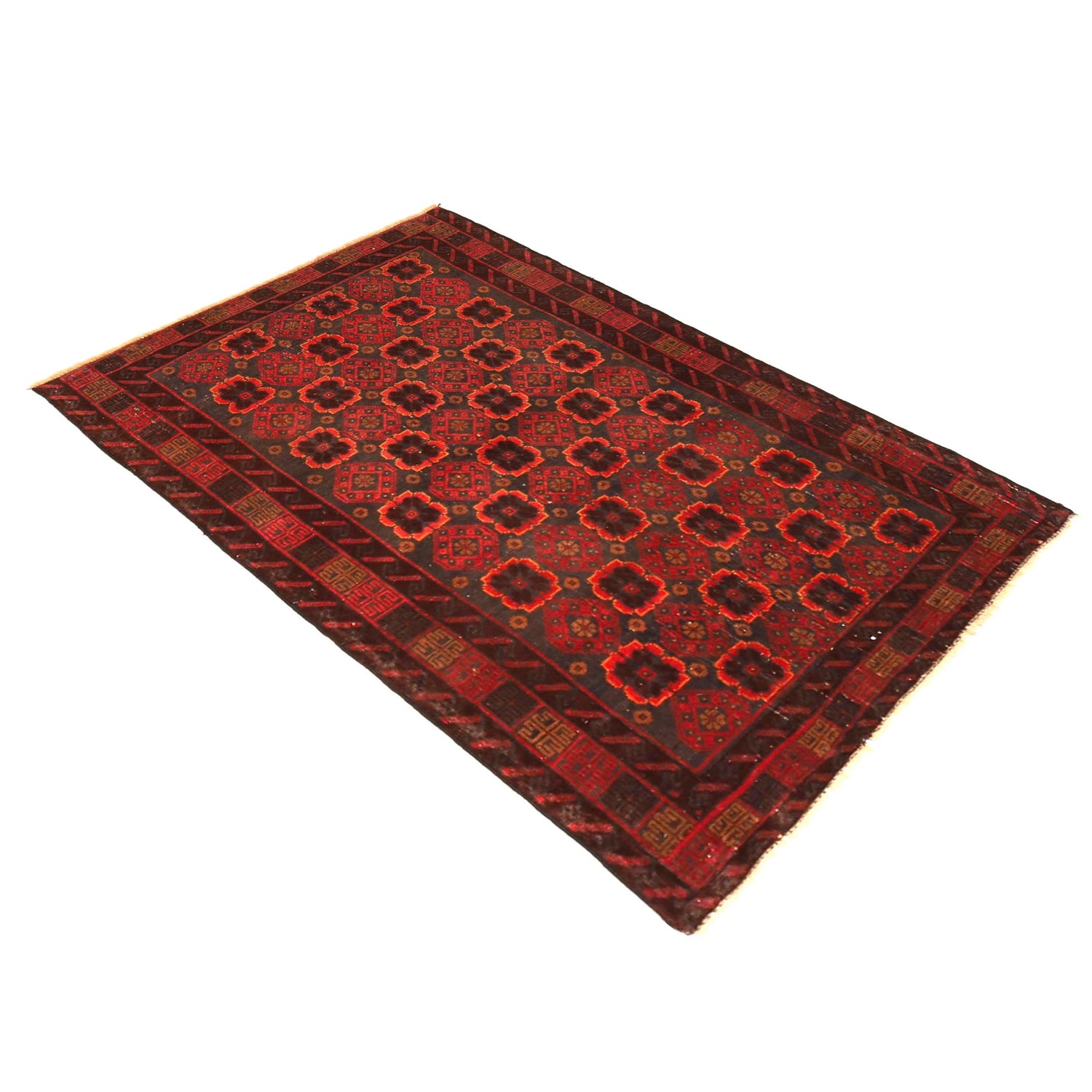 Tribal Baloch Rug 2' 11" x 4' 10" ft / 90 x 147 cm - No. W36534