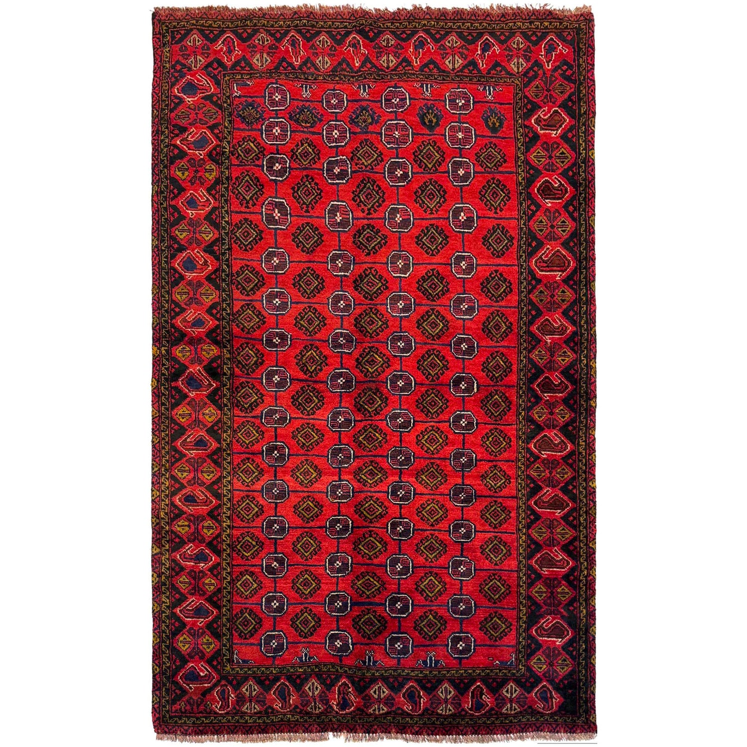 Baluch Short Rug 3' 8" x 5' 10" ft / 112 x 178 cm - No. W36551