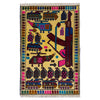 Afghan War Rug – Military Design 1' 11" x 2' 11" ft / 59 x 88 cm - No. W36607