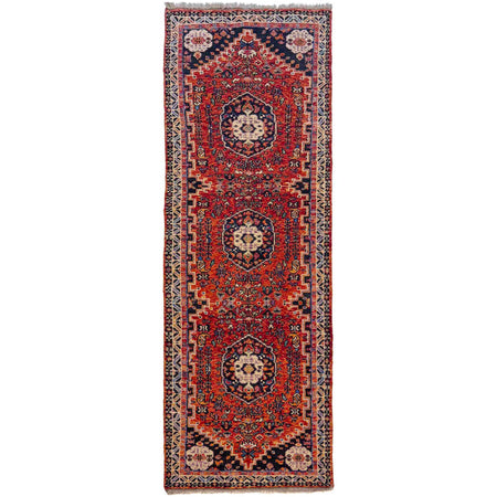 Multi Color Shiraz Carpet Runner 2' 7" x 9' 10" ft / 80 x 299 cm - No. W36621