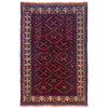 Hand Knotted Baluchi Rug 3' 1" x 4' 7" ft / 93 x 139 cm - No. W36695