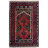 Handmade Prayer Rug 2' 9" x 4' 0" ft / 85 x 123 cm - No. W36702