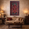 Small Prayer Carpet 2' 9" x 4' 4" ft / 85 x 133 cm - No. W36703