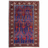 Handmade Baluchi Rug 4' 7" x 9' 2" ft / 140 x 280 cm - No. W36715