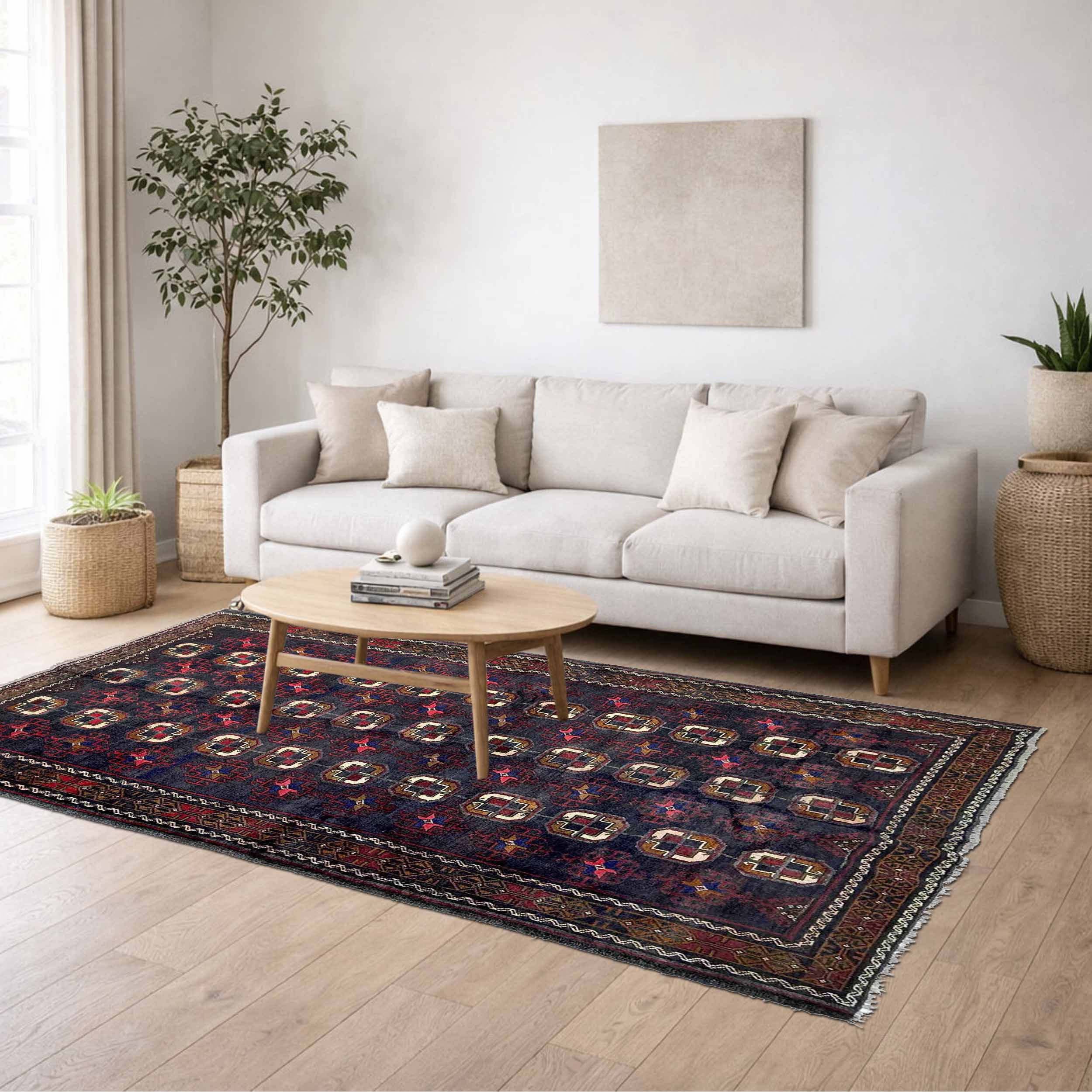 Elegant Small Baluchi Rugs – Premium Office Décor 5x8 ft. – ALLRUGO