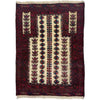 Muslim Prayer Rug 2' 9" x 4' 0" ft / 84 x 123 cm - No. W36725