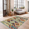 Handmade Afghan Vegetable Kilim 2' 6" x 3' 11" ft / 75 x 120 cm - No. W36743