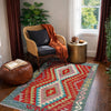 Hand Made Afghan Kilim 2' 7" x 4' 0" ft / 79 x 123 cm - No. W36766