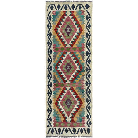 Short Kilim Runner 2' 0" x 5' 11" ft / 62 x 180 cm - No. W36789