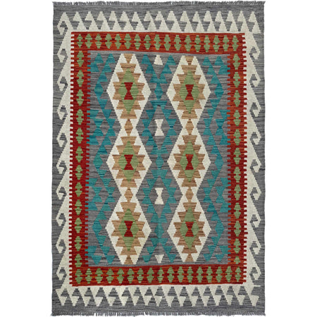 Small Size Chobi Kilim 4' 1" x 5' 11" ft / 124 x 180 cm - No. W36808