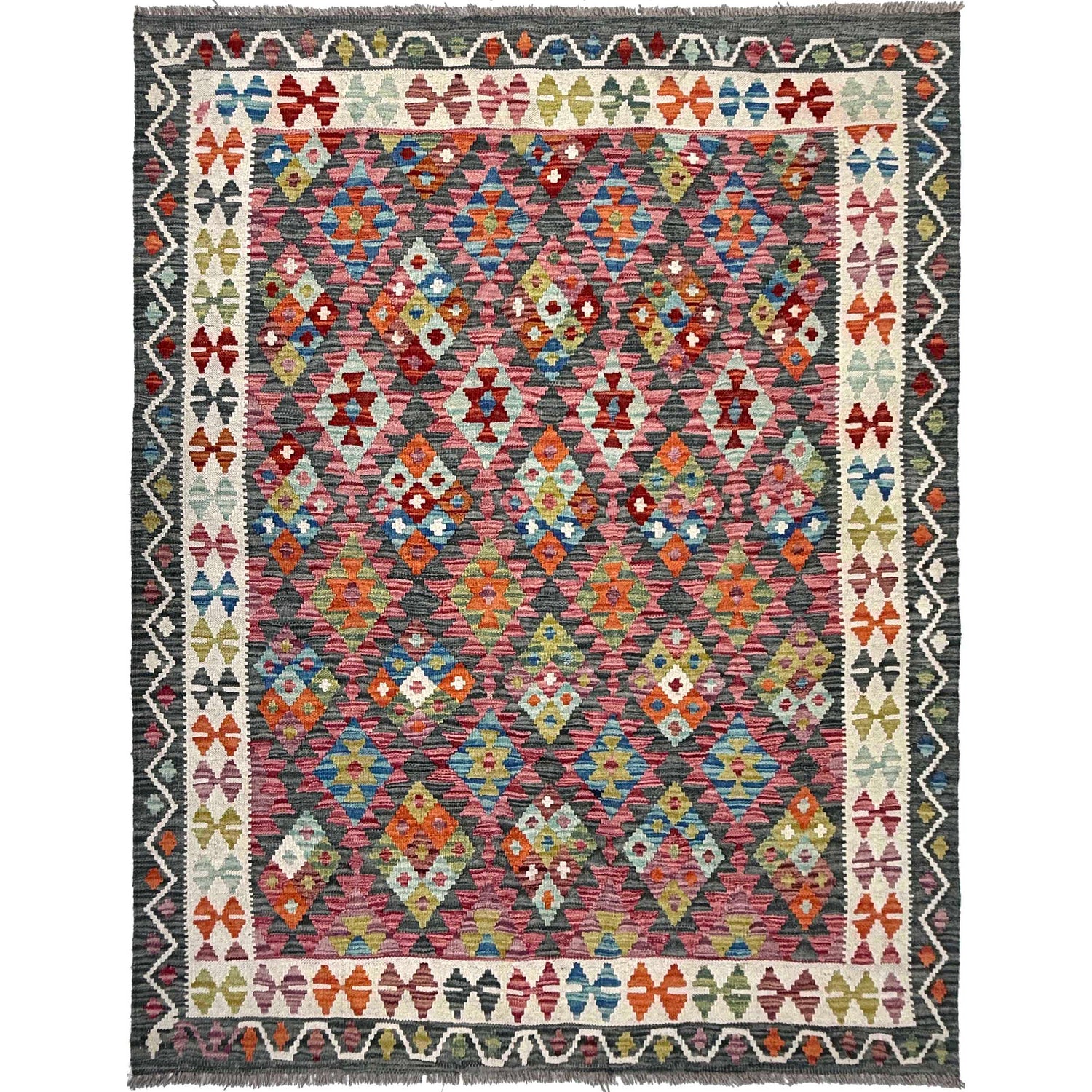 Medium Size Chobi Kilim 4' 10" x 6' 4" ft / 148 x 194 cm - No. W36822