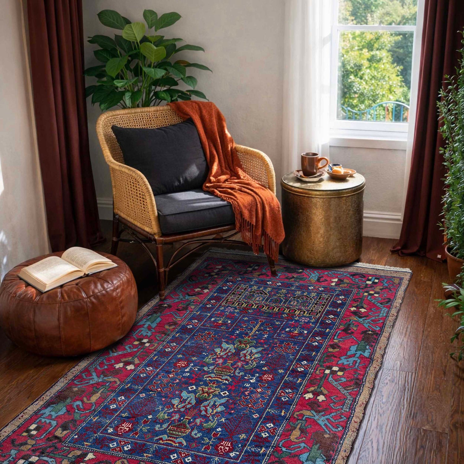Handmade Baluchi Rug 2' 9" x 4' 8" ft / 84 x 142 cm - No. W36855