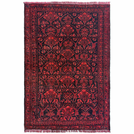 Tribal Baloch Rug 2' 8" x 4' 1" ft / 82 x 125 cm - No. W36861