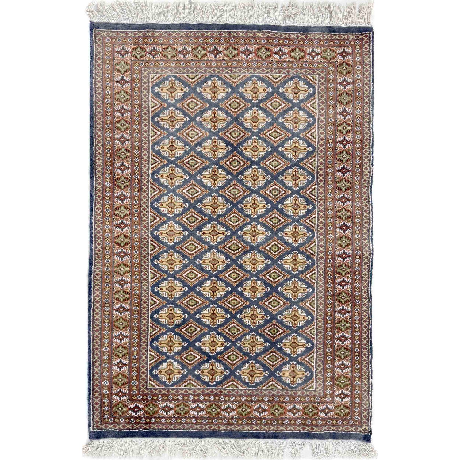 Jaldar Pakistani Rug 4' 0" x 5' 10" ft / 122 x 178 cm - No. W37607