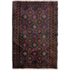 Multi Color Baluchi Rug 3' 0" x 4' 4" ft / 92 x 133 cm - No. W37609