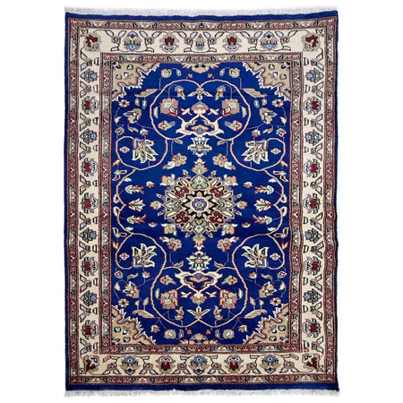 Handmade Jaldar Rug 4' 2" x 6' 1" ft / 127 x 186 cm - No. W38068