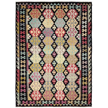 Medium Size Chobi Kilim 6' 4" x 9' 9" ft / 194 x 297 cm - No. W38100