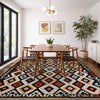 Hand Made Afghan Kilim 6' 4" x 9' 10" ft / 193 x 299 cm - No. W38106
