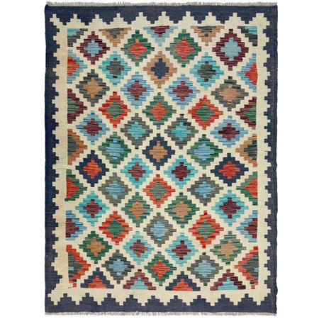 Medium Size Chobi Kilim 4' 9" x 6' 9" ft / 145 x 205 cm - No. W38118