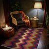 Handmade Afghan Vegetable Kilim 3' 5" x 4' 10" ft / 103 x 147 cm - No. W38148