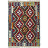 Hand Knotted Flatweave Kilim 2' 11" x 4' 2" ft / 88 x 127 cm - No. W38162