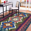 Handmade Afghan Vegetable Kilim 2' 5" x 3' 10" ft / 73 x 116 cm - No. W38223