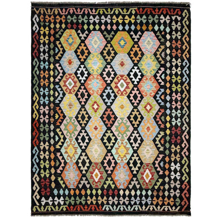 Handmade Vegetable Kelim 6' 11" x 9' 9" ft / 210 x 296 cm - No. W38228