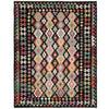 Hand Knotted Flatweave Kilim 6' 5" x 9' 8" ft / 196 x 295 cm - No. W38233