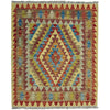Handmade Vegetable Kilim 3' 3" x 3' 10" ft / 98 x 116 cm - No. W38243