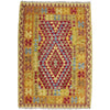 Hand Knotted Afghan Style Kilim 3' 6" x 5' 1" ft / 107 x 155 cm - No. W38246