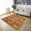 Hand Woven Wool Kelim 3' 7" x 4' 5" ft / 108 x 134 cm - No. W38247