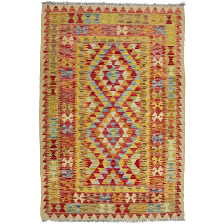 Small Size Chobi Kilim 3' 7" x 5' 3" ft / 108 x 160 cm - No. W38254