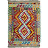 Handmade Turkish Design Wool Kilim 2' 9" x 3' 10" ft / 84 x 116 cm - No. W38561