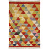 Hand Made Afghan Kilim 3' 10" x 5' 10" ft / 118 x 179 cm - No. W38938