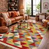 Hand Made Afghan Kilim 3' 10" x 5' 10" ft / 118 x 179 cm - No. W38938