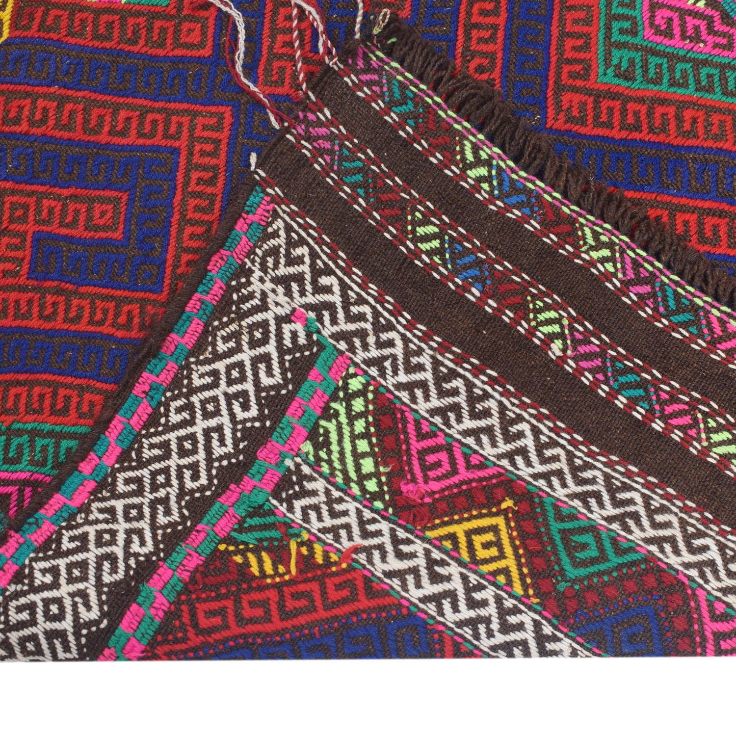 Short Kilim Runner 2' 4" x 8' 7" ft / 70 x 262 cm - No. Y13029