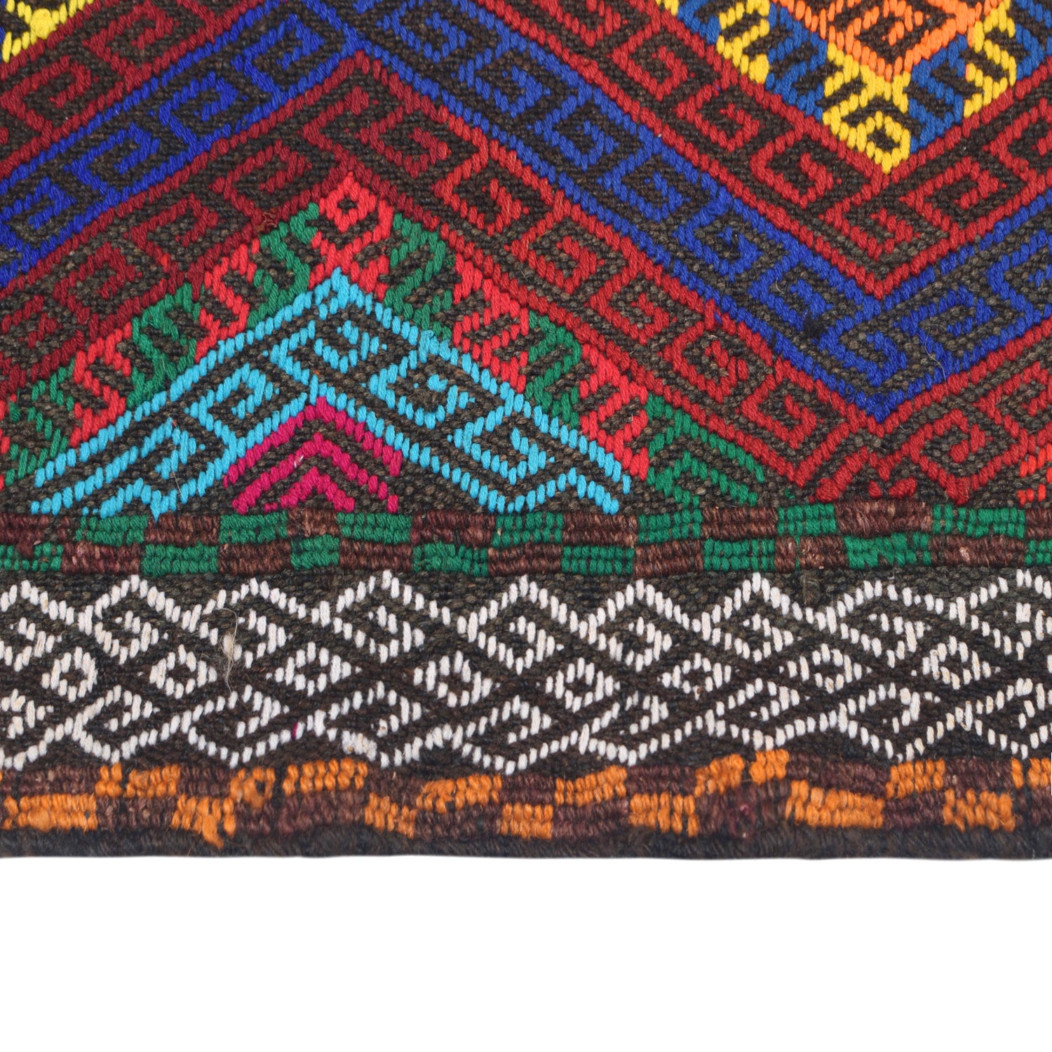 Short Kilim Runner 2' 3" x 8' 2" ft / 68 x 248 cm - No. Y13033
