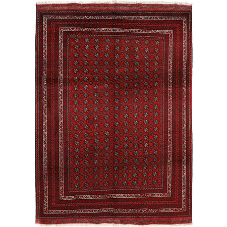 Oriental Handmade Khoja Roshnai Rug 4' 11" x 6' 3" ft / 149 x 191 cm - No. Y14713