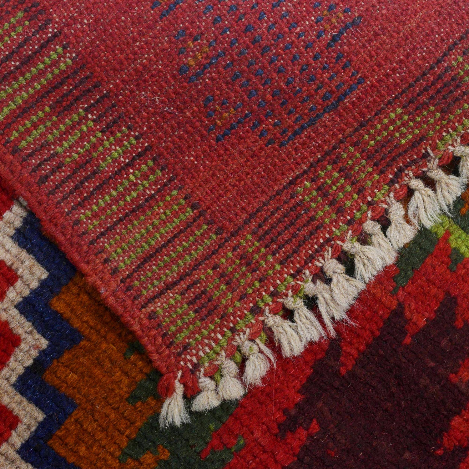 Afghan Baluchi Hallway Runner 2' 5" x 9' 2" ft / 73 x 279 cm - No. Y15010