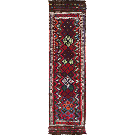 Short Kilim Runner 2' 0" x 7' 6" ft / 60 x 228 cm - No. Y15111