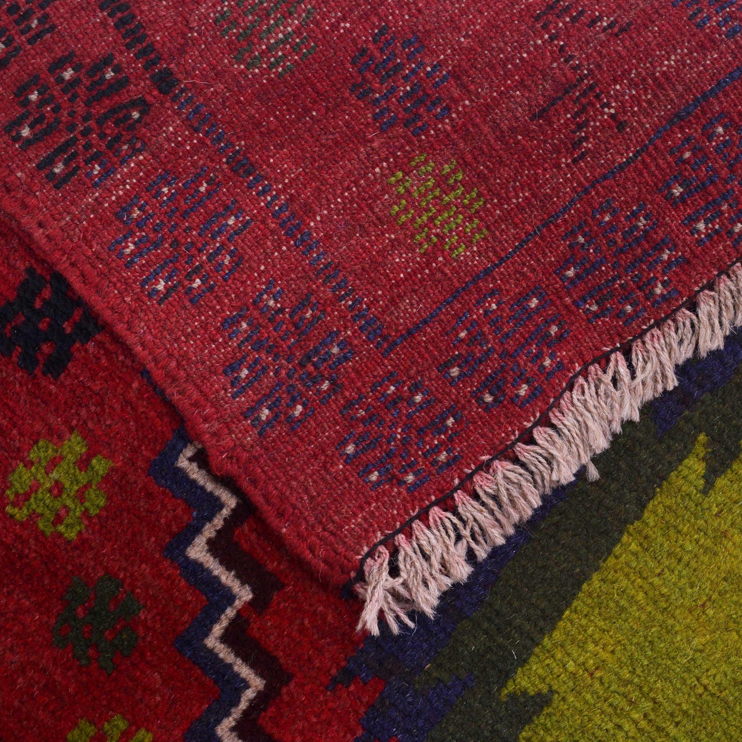 Afghan Baluchi Hallway Runner 2' 10" x 9' 6" ft / 87 x 289 cm - No. Y15122