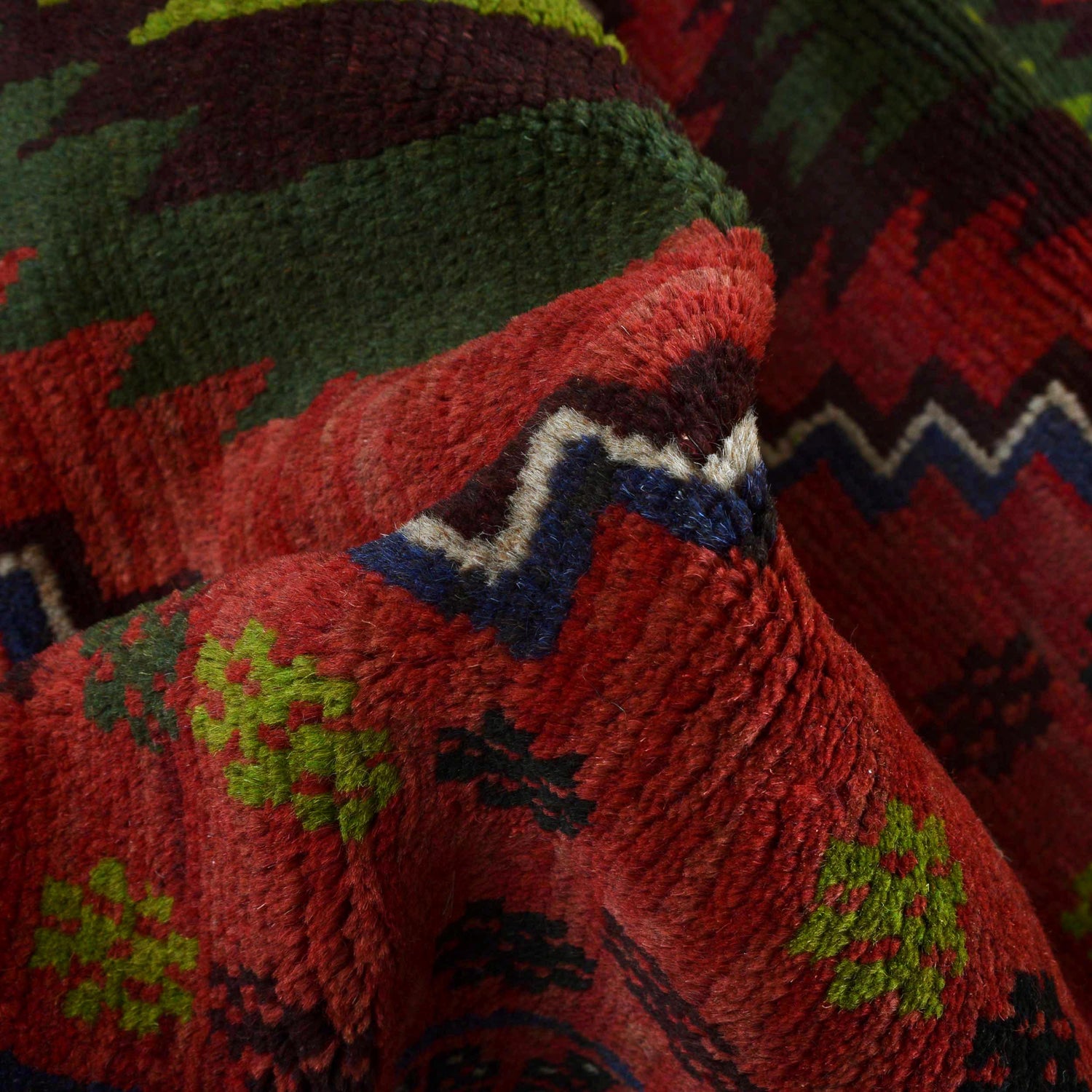 Afghan Baluchi Hallway Runner 2' 10" x 9' 6" ft / 87 x 289 cm - No. Y15122