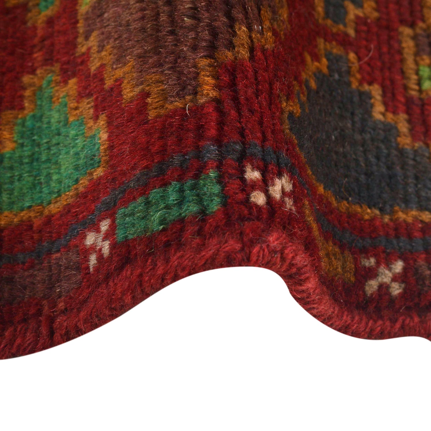 Red Color Baloch Runner 2' 4" x 7' 6" ft / 70 x 228 cm - No. Y15123